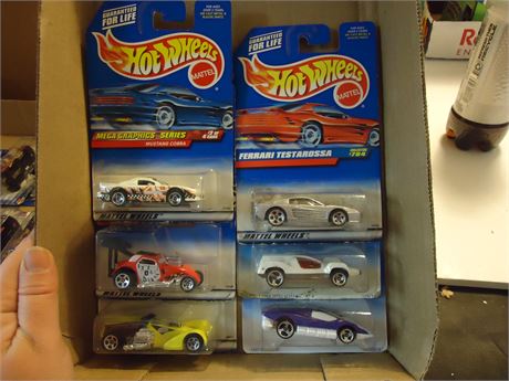 6 Vintage Hot Wheels
