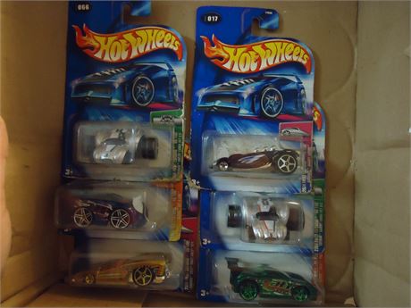6 Vintage Hot Wheels