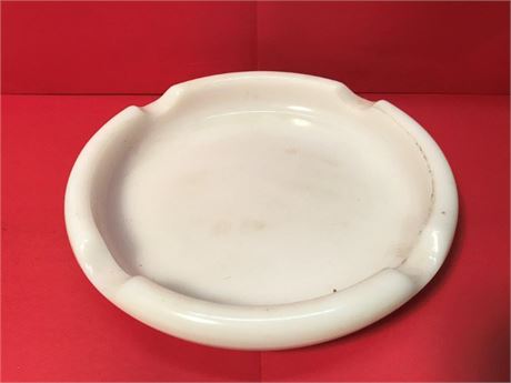 Vintage Milk Glass Cigar Ashtray