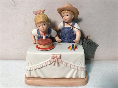 1985 Homco Denim Days "Happy Birthday" #1520