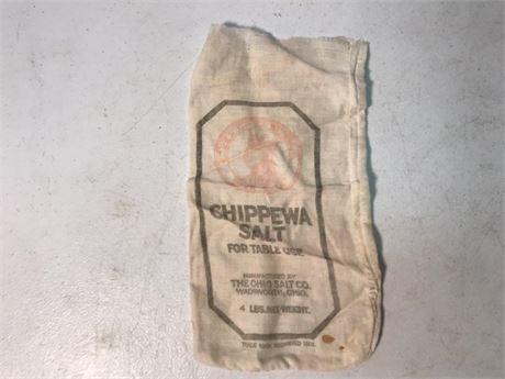 Vintage Chippewa Salt Bag Wadsworth, OH
