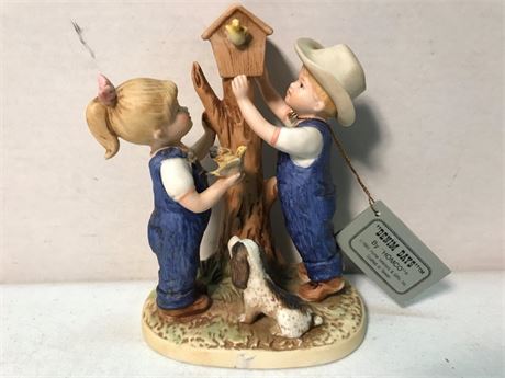 1985 Home Interiors Denim Days "Our Birdhouse" #8888