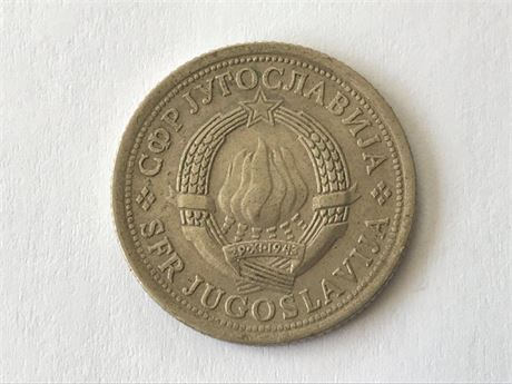 1974 Yugoslavia 1 Dinar