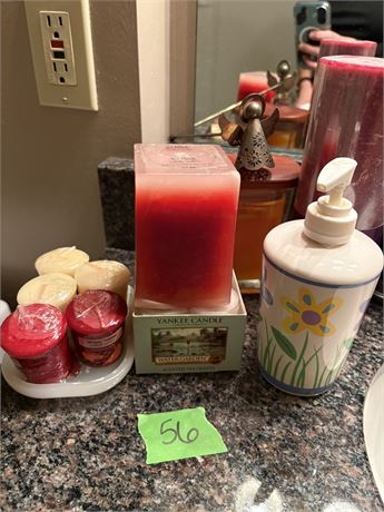 Candles Lot, Soap Dispenser