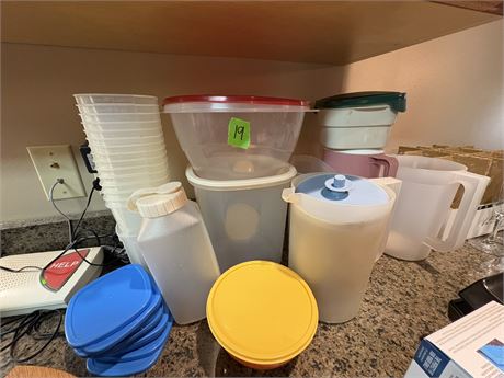 Plastic Storage Containers, Pitchers