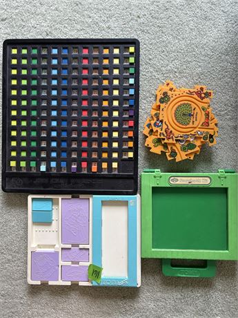 Vintage Kimberly Kut-Outs Drawing Toy, First Multiplier, Toys