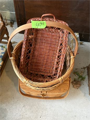 Longaberger Picnic Basket and Baskets