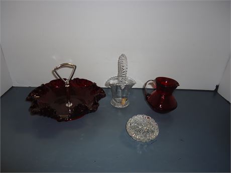 Lot Of Glassware
