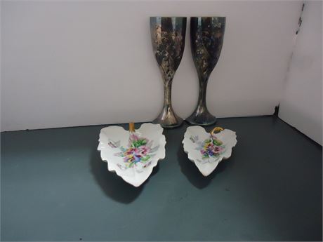 Rosetti Glass Dishes & Wine Glasses
