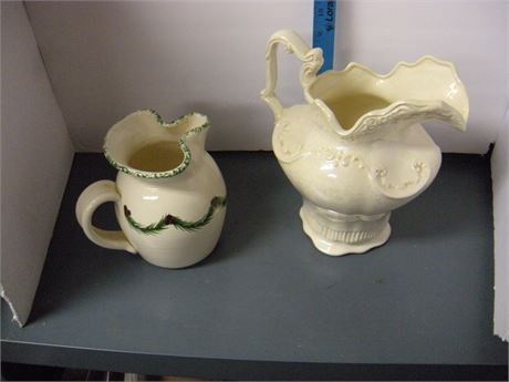 2 Decorative Pitchers