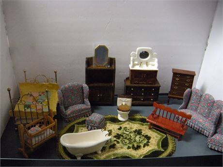 Vintage Doll House Furniture