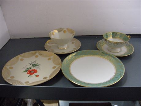 Tea Cups & Saucers & Plates