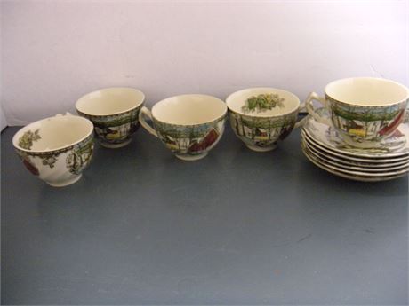 Tea Cups & Saucers