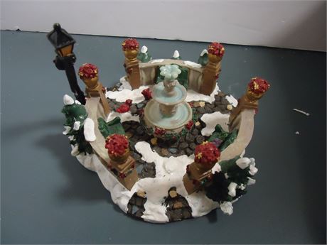Carole Town Christmas Fountain Decoration