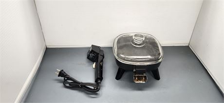 Small Electric Skillet.