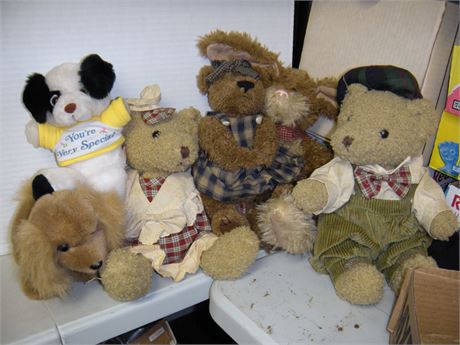 Lot of stuffed toys