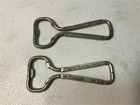 2 Royal Crown Cola Bottle Openers