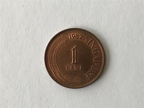 1982 Singapore 1 Cent