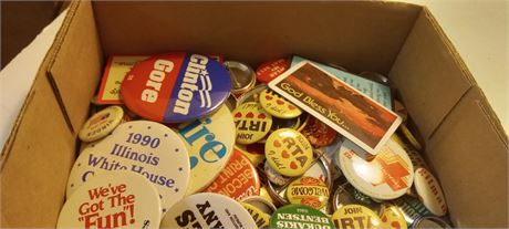 Lot Of Various Buttons