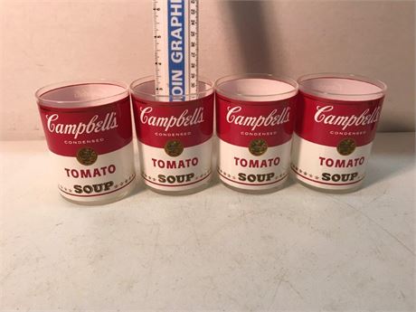Campbell's Tomato Soup Glasses