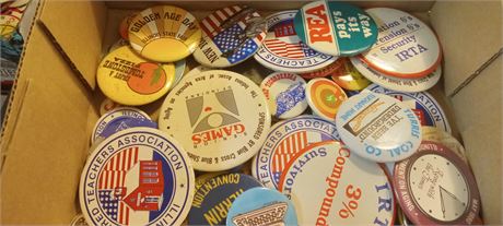 Lot Of Various Buttons