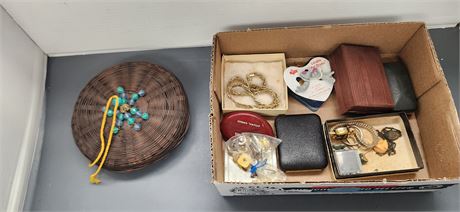 Lot Of Jewelry & Sewing Items