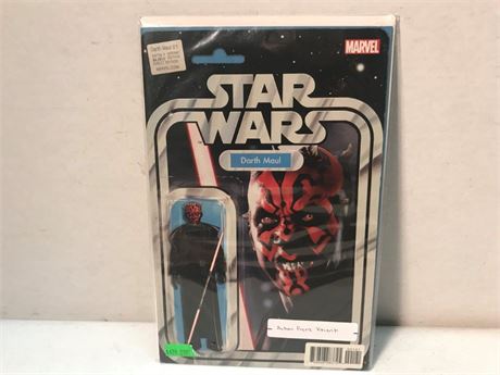 Star Wars Darth Maul 01 Action Figure Variant Comic Book