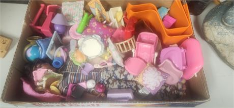 Lot of doll furniture
