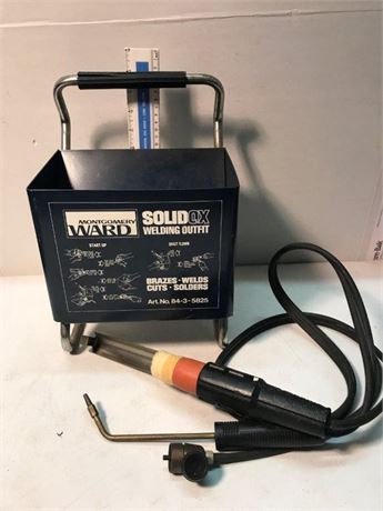 Montgomery Ward Solid OX Welding Outfit