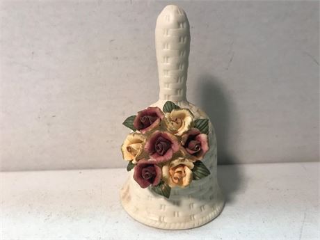 Ceramic Floral Hand Bell