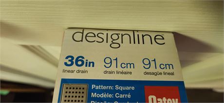 Oatey Design Line 36 In. Linear Drain