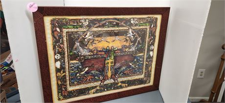 Framed Noah's Ark Picture