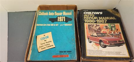 Vintage Chilton's Auto Repair Manuals