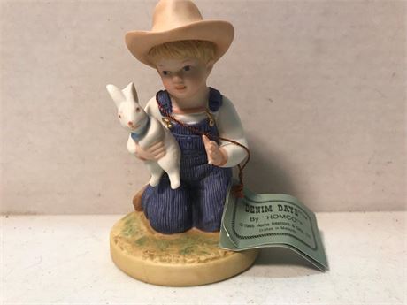 1985 Denim Days "Easter Time" by Homco