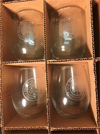 Set of 4 Old Trail School Glasses