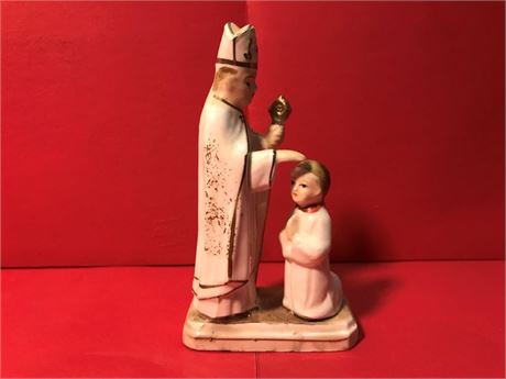 Japan Confirmation Sacrament Porcelain Statues