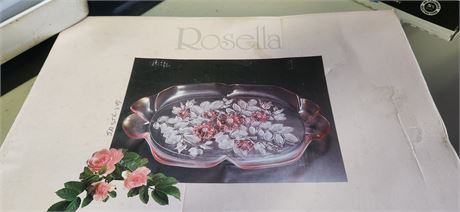 Rosella Glass Serving Tray