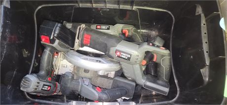 Various Porter Cable Tools. NOT TESTED