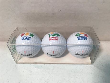 1997 Cayman Island Spalding 1 Golf Balls