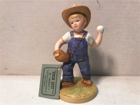 1985 Denim Days Lets Play Ball by Homco (Boy)