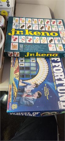 Wheel of Fortune and Keno Jr.