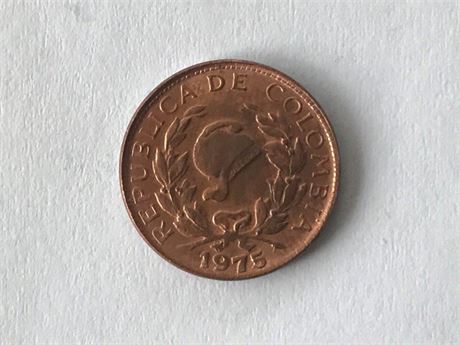 1975 Columbia 1 Centavo