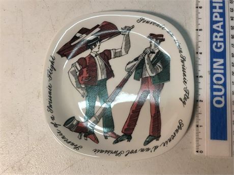 SwissAir Langentahal Porcelain Souvenir Plate