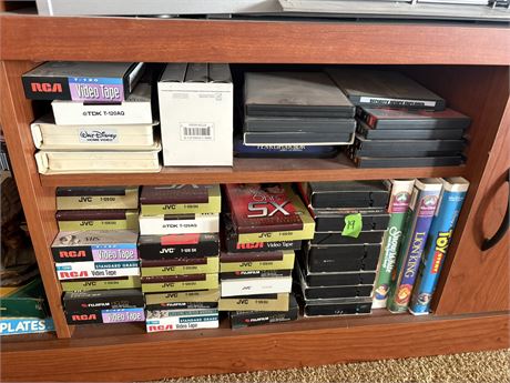 VHS Tapes, DVDs