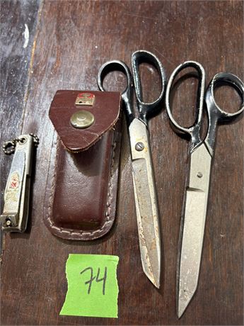 Scissors and Knife