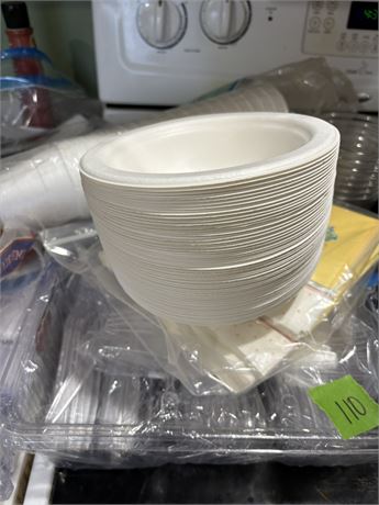 Disposable Plates, Cutlery, Cups Lot