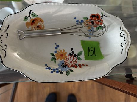 Decorative Plate and Wisk