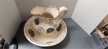 Pitcher and bowl
