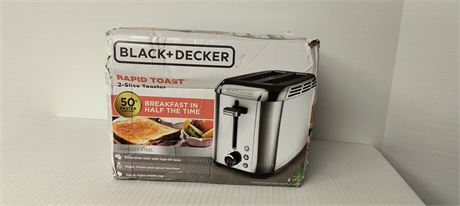 Black & Decker Rapid Toast 2 Slice Toaster
