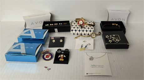Flat Of Avon Jewelry & More